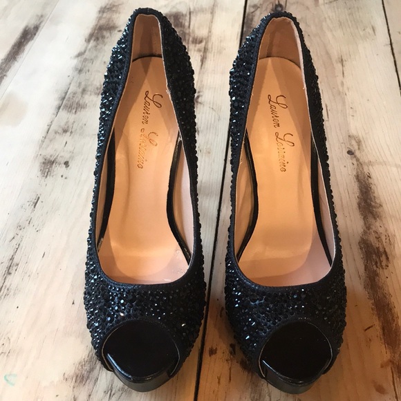 Lauren Lorraine Peep-toe Pumps - Picture 2 of 5